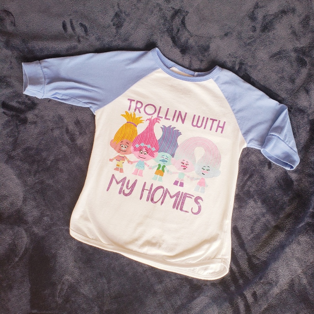👧 Girls Trolls T-Shirt Size 7/8